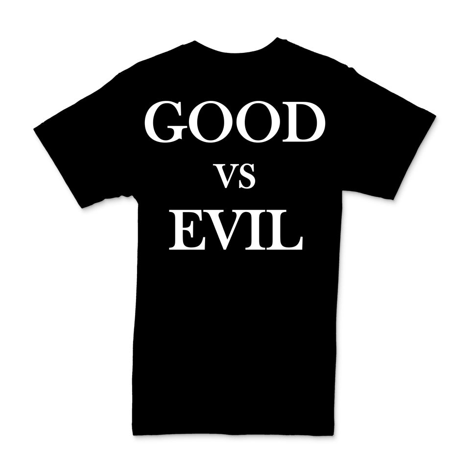 GOOD vs EVIL T-SHIRT - BLACK